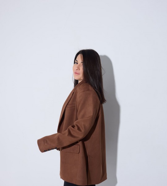 Блейзер Copper Edge Шоколад | Showroom By Nona — зображення 3